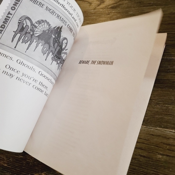 Vintage 90s Goosebumps Beware, The Snowman by R.L. Stine Book Scholastic - Picture 2 of 5